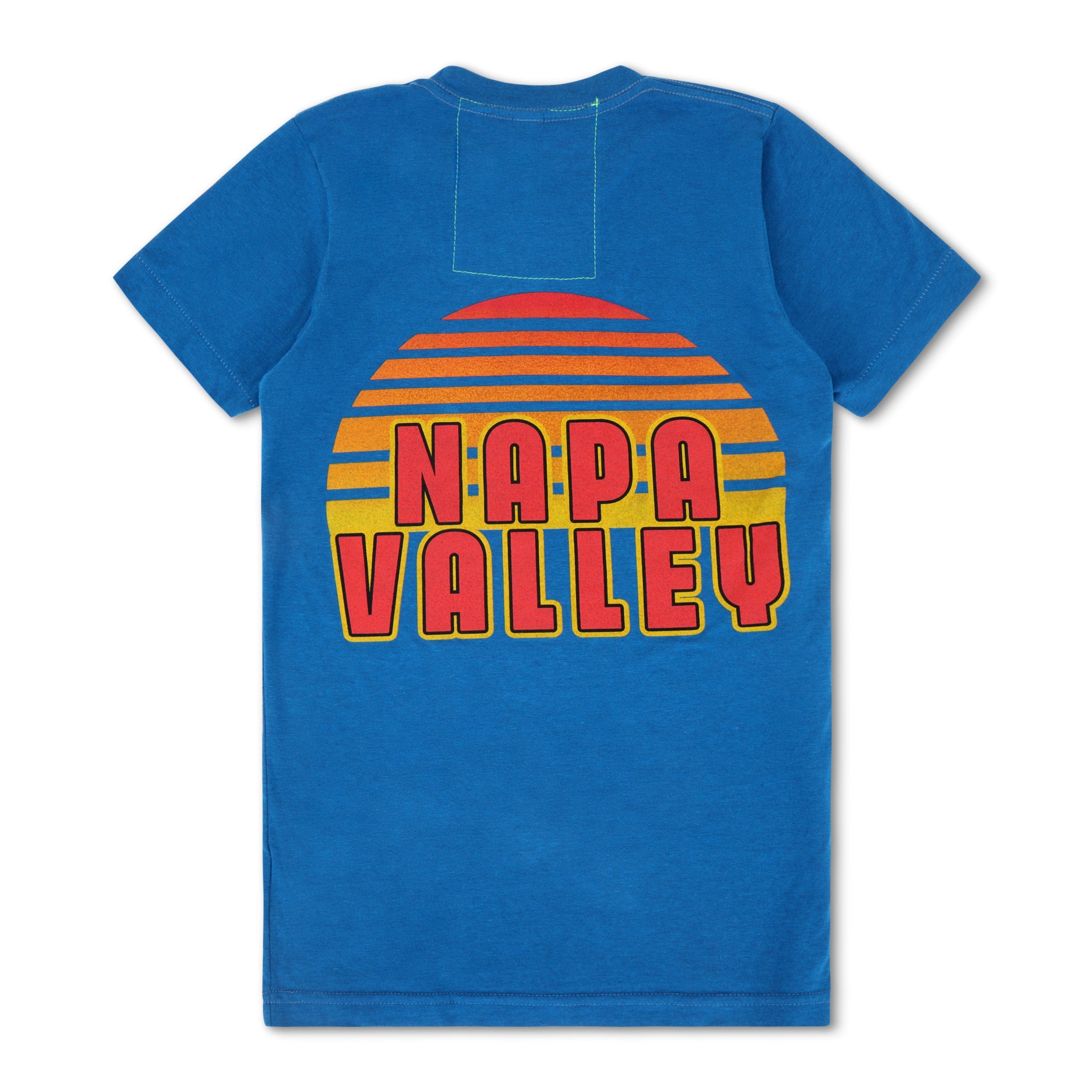 PALM TREE FEST NAPA 2025 CREW TEE SHIRT - ADVENTURE BLUE - Image 2