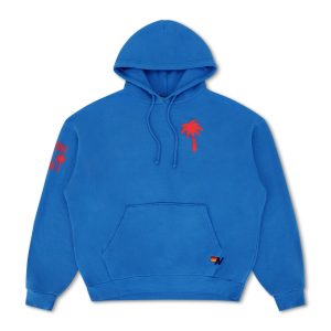 PALM TREE FEST NAPA 2025 PULLOVER HOODIE RELAXED - ADVENTURE BLUE