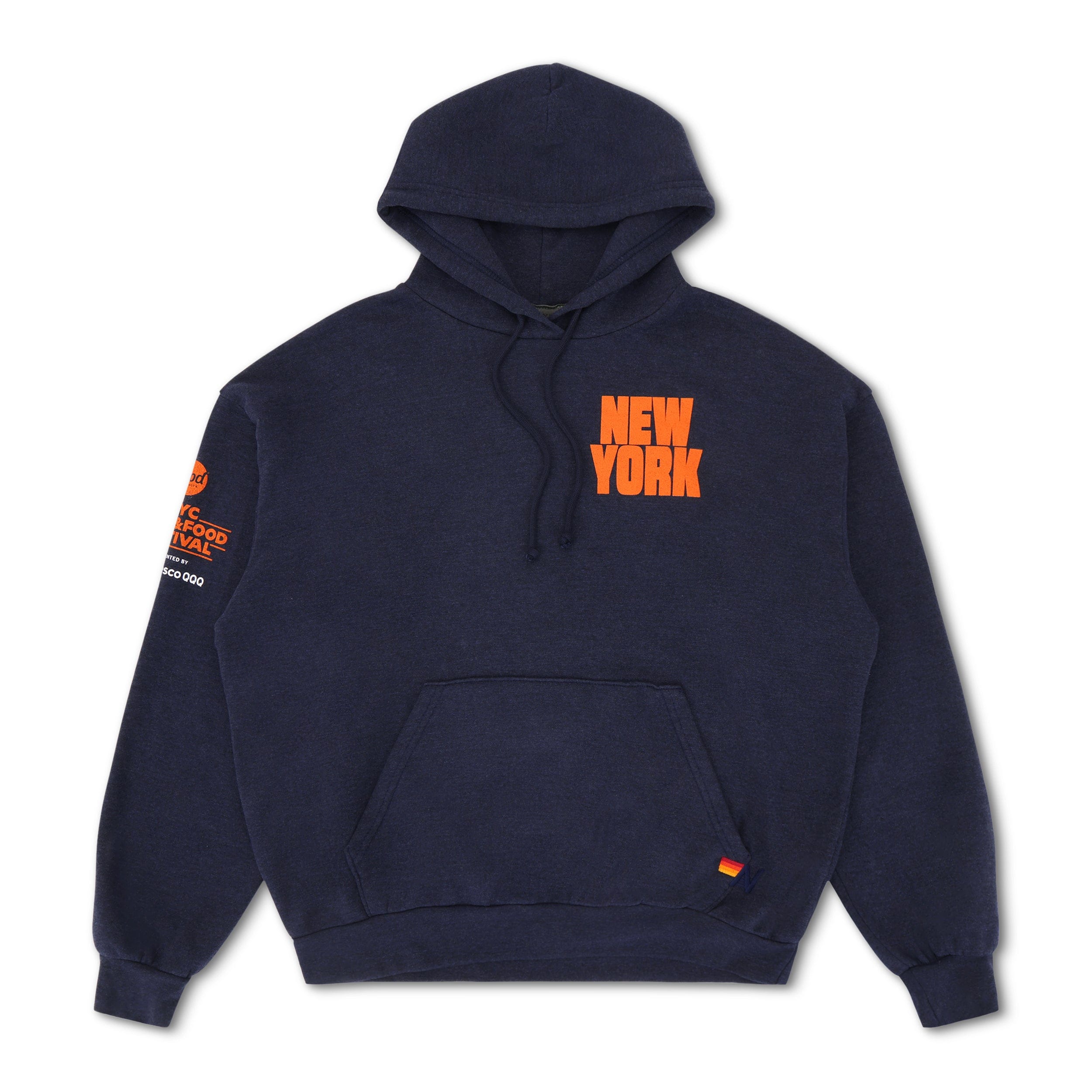 NEW YORK WINE & FOOD 2025 PULLOVER HOODIE RELAXED - NAVY - Image 5