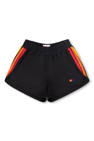 5 STRIPE KIDS FLEX JOGGER SHORT - BLACK