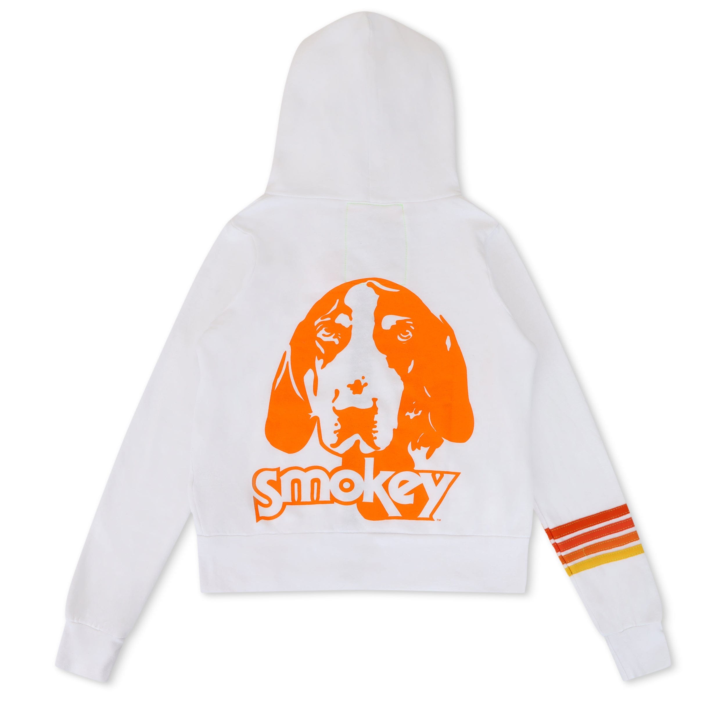 UNIVERSITY OF TENNESSEE SMOKEY ZIP HOODIE - WHITE - Image 8