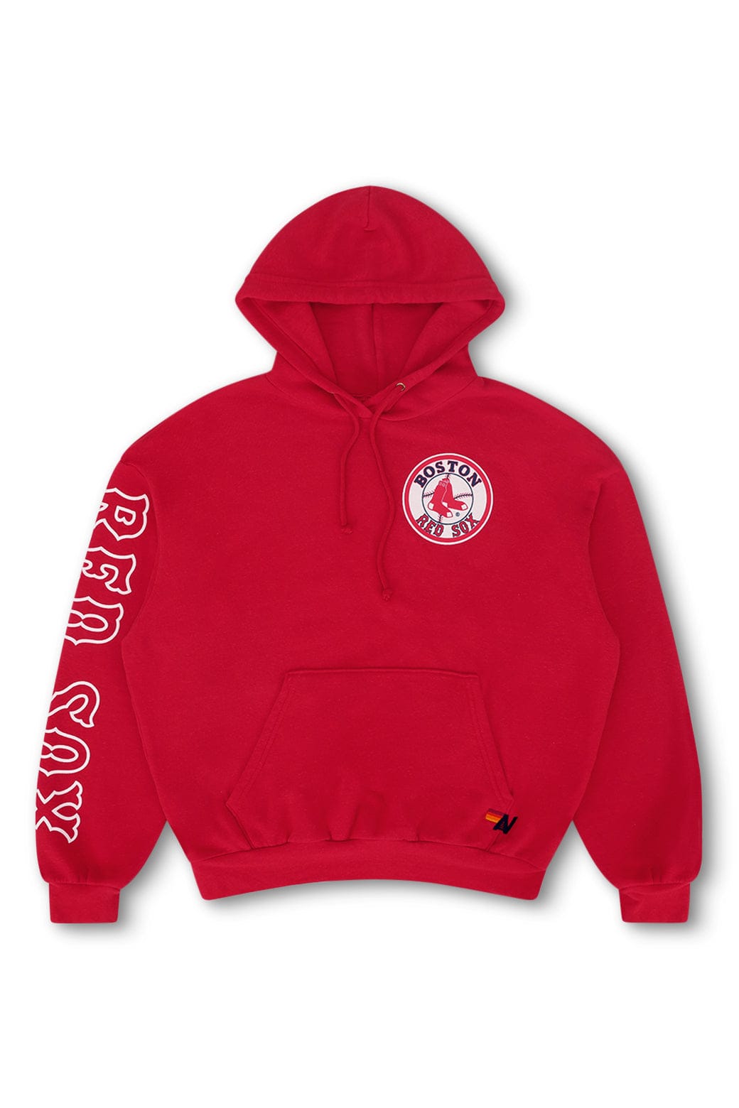 RED SOX RELAXED PULLOVER HOODIE - RED - Image 9