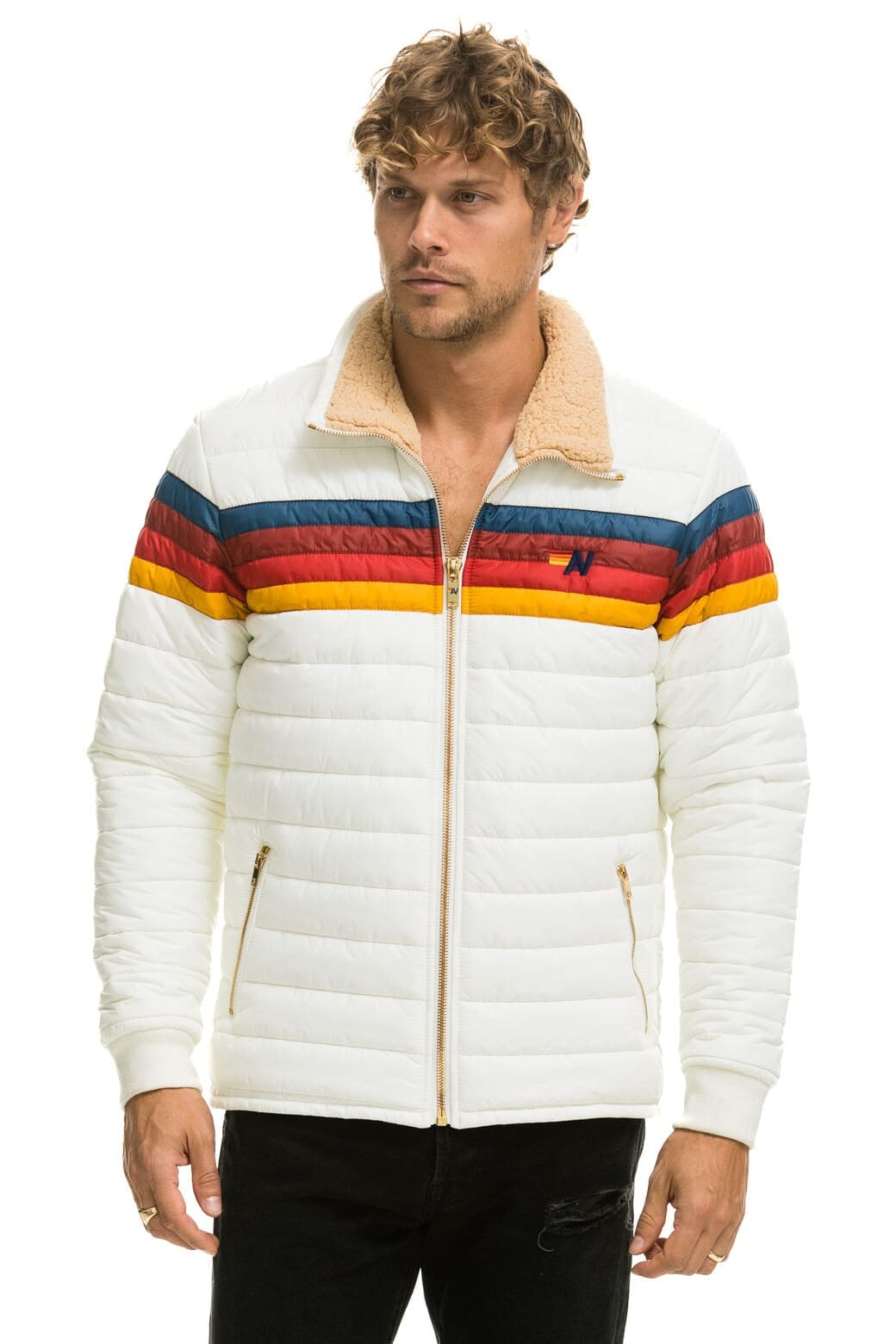 4 STRIPE JACKET - WHITE - Image 6
