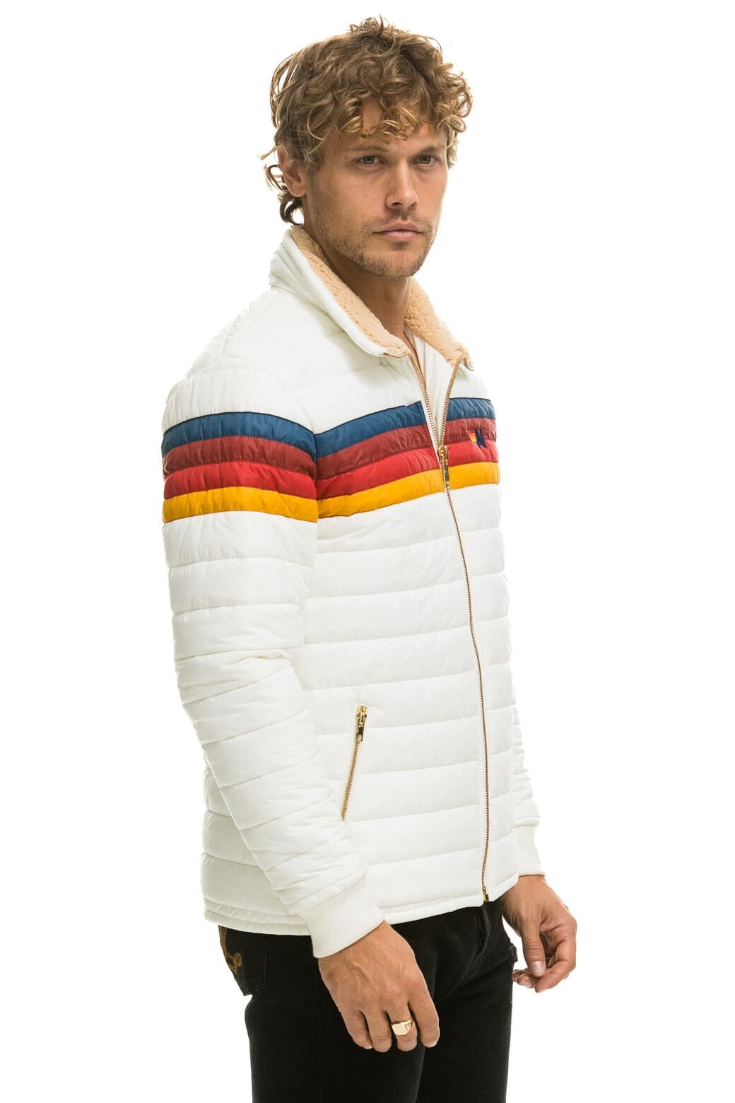 4 STRIPE JACKET - WHITE - Image 2
