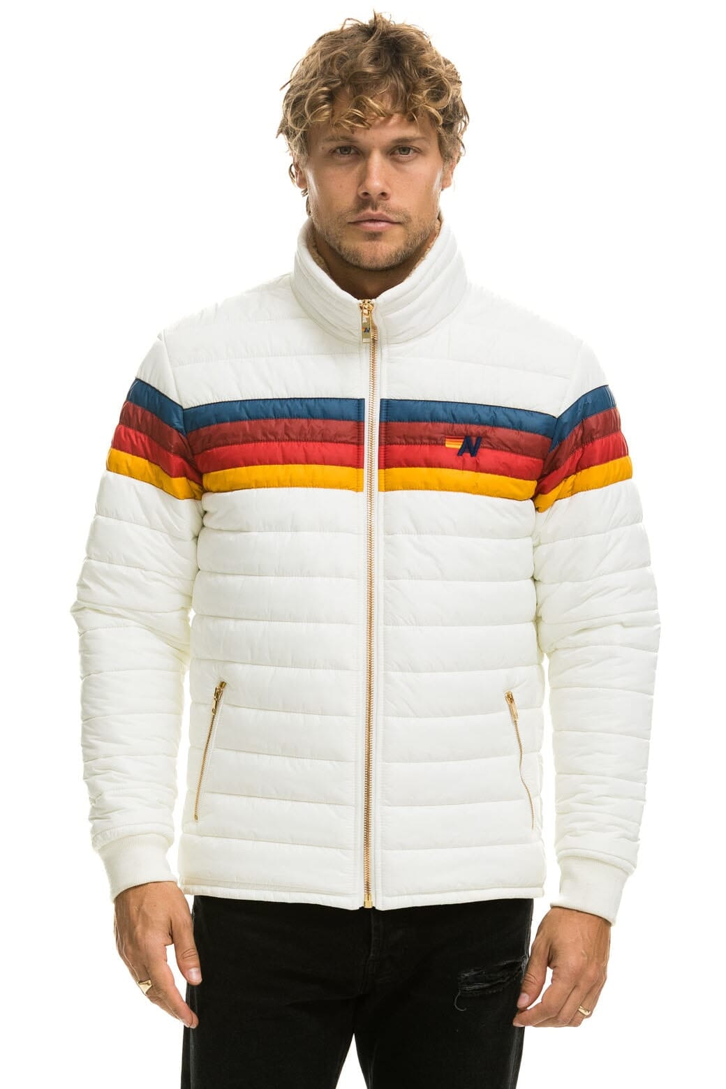 4 STRIPE JACKET - WHITE - Image 3