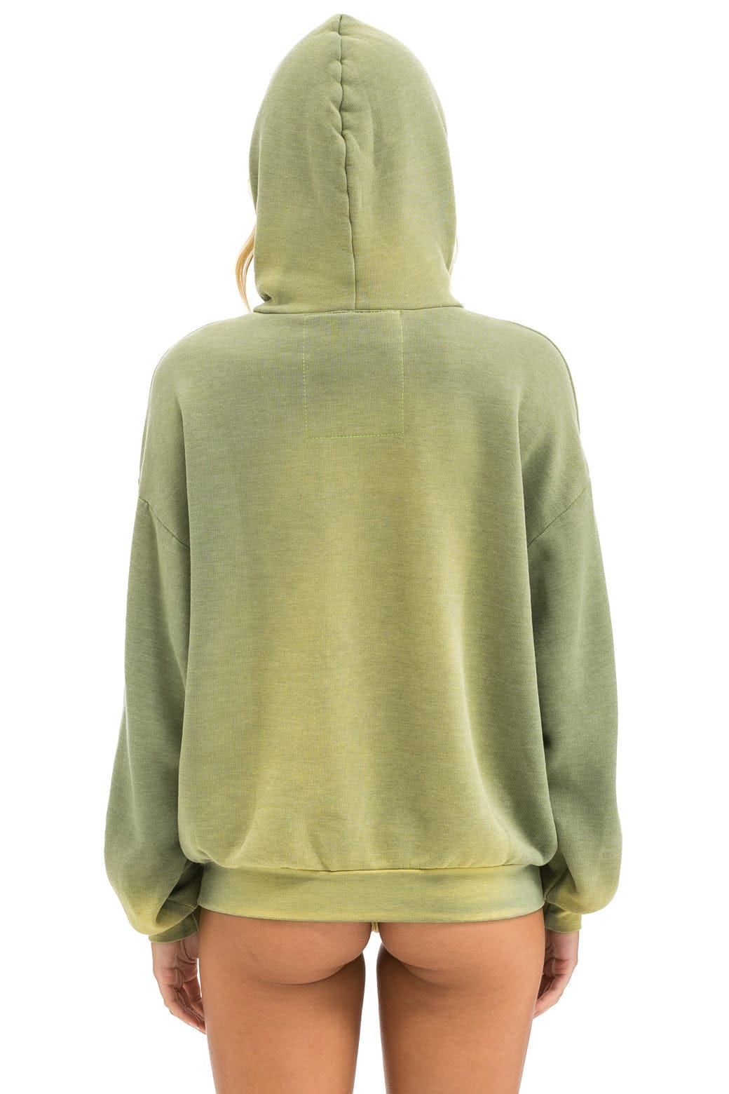 BOLT STITCH 2 RELAXED PULLOVER HOODIE - FADED ARMY - Image 9
