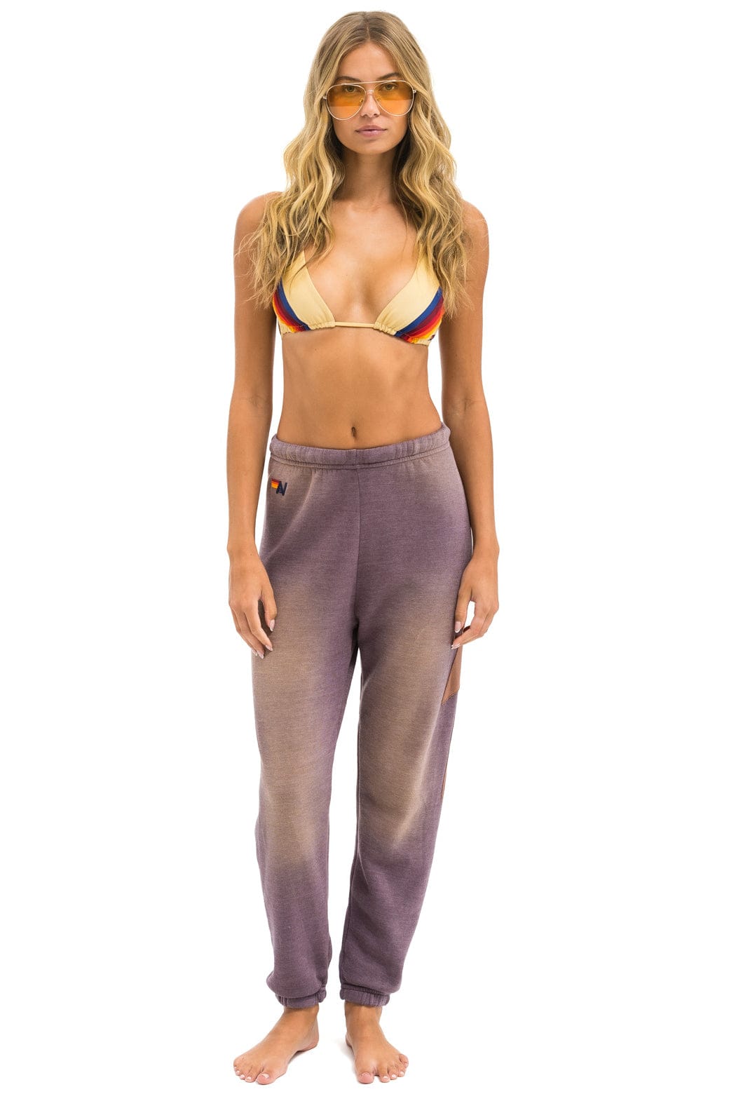 BOLT STITCH SWEATPANTS - FADED MOCHA - Image 3