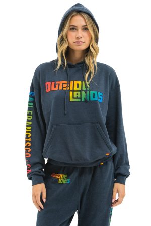 OUTSIDE LANDS 2025 RELAXED PULLOVER HOODIE - CHARCOAL