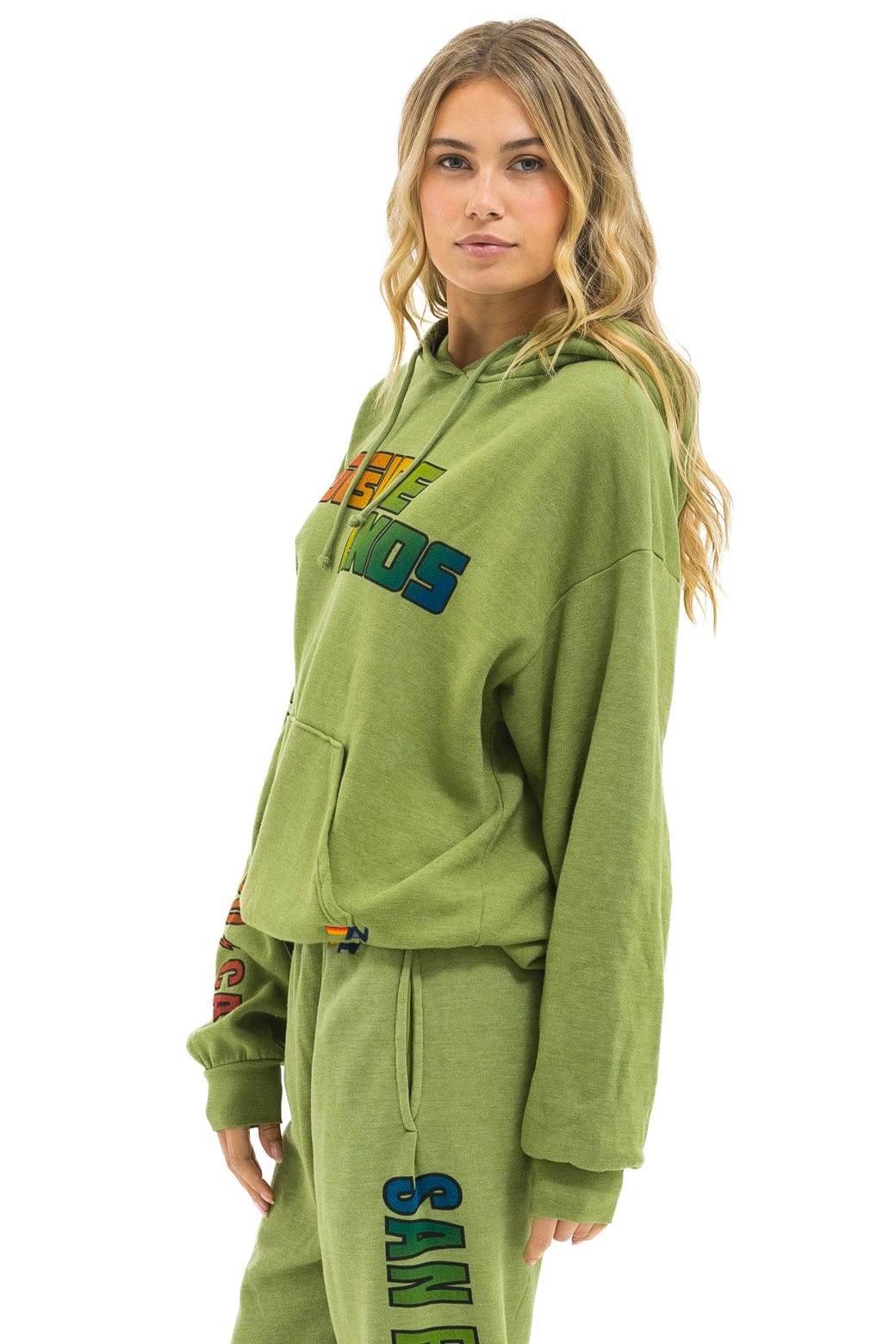OUTSIDE LANDS 2025 RELAXED PULLOVER HOODIE - JUNGLE GREEN - Image 4