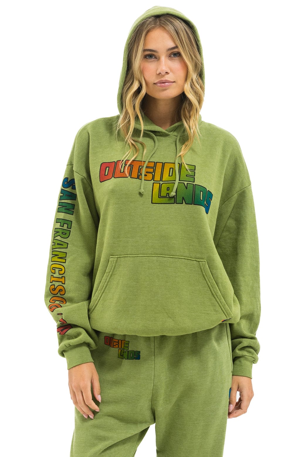 OUTSIDE LANDS 2025 RELAXED PULLOVER HOODIE - JUNGLE GREEN