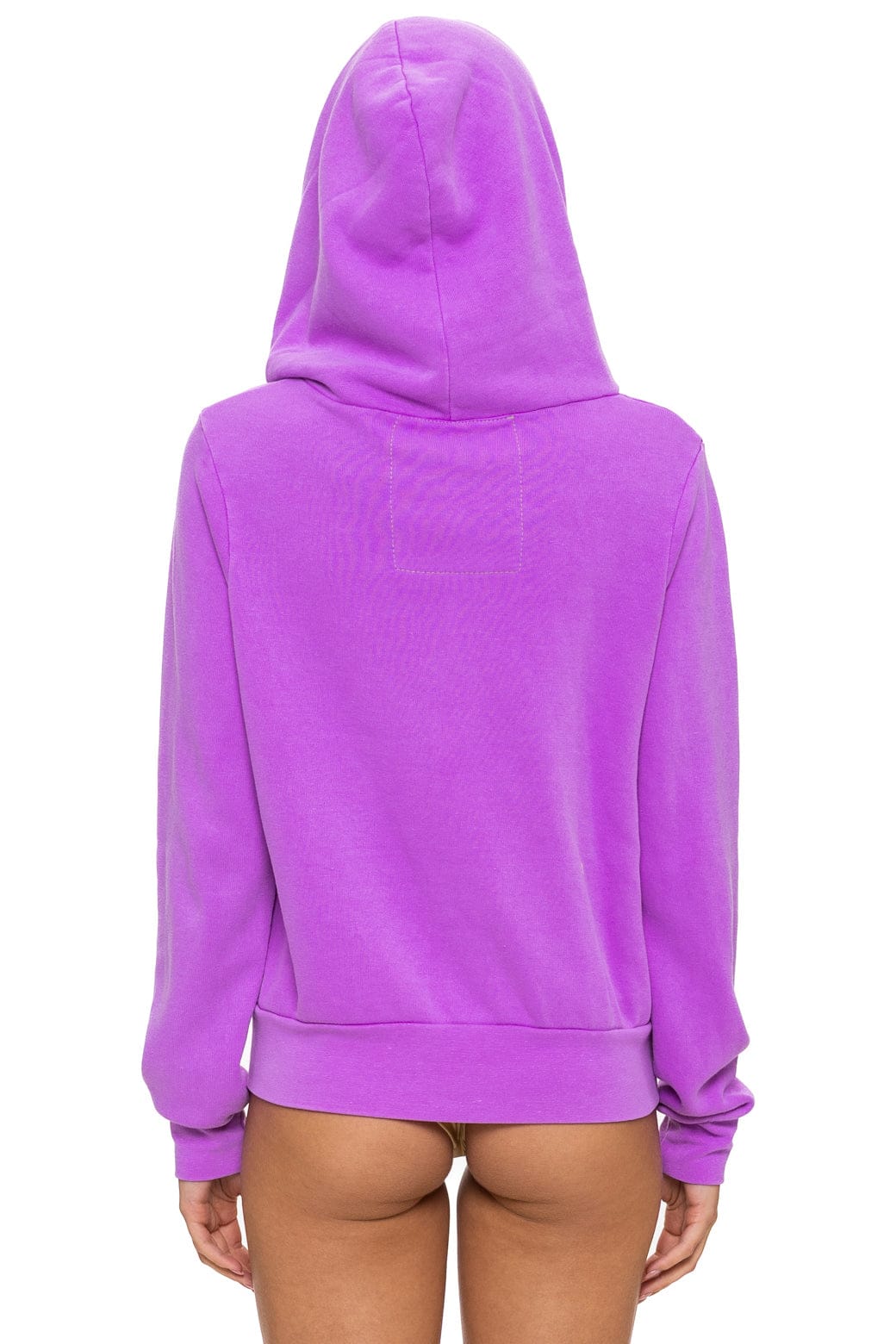 ALL SEASONS CIRCLE ZIP HOODIE - NEON PURPLE - Image 5
