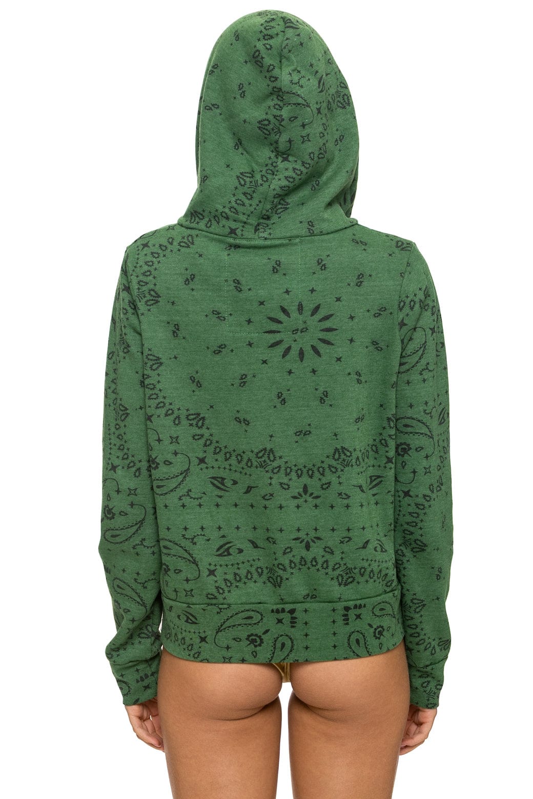 BANDANA ZIP HOODIE - PALM - Image 9