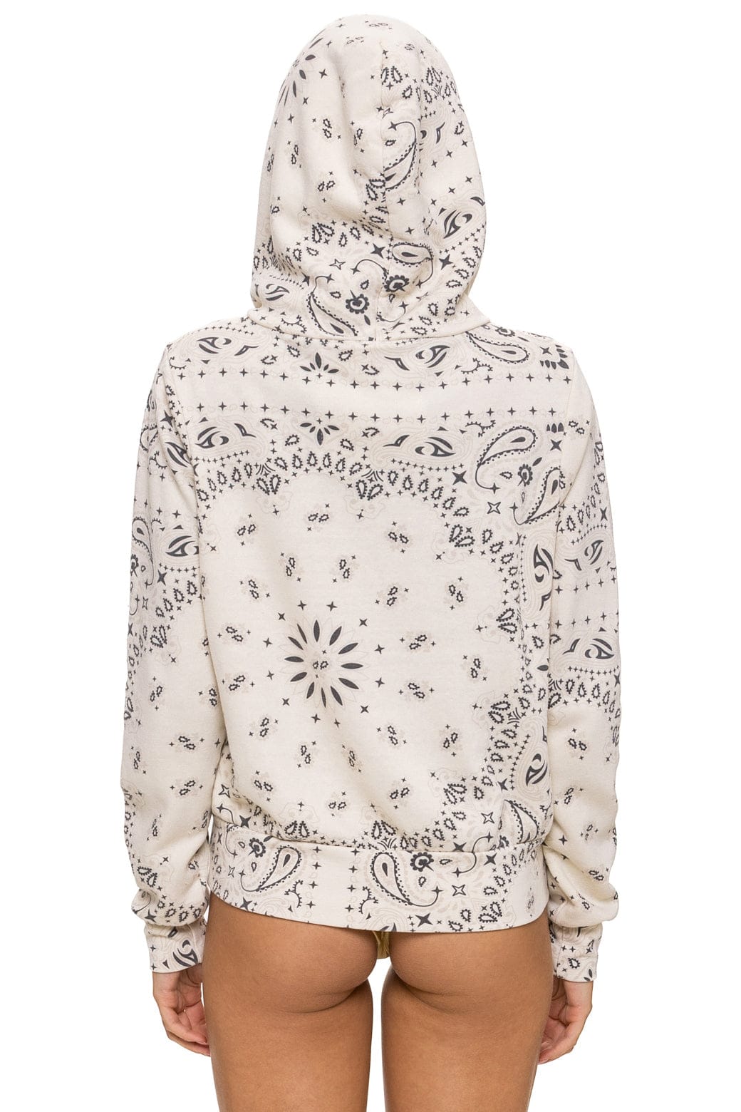 BANDANA ZIP HOODIE - VINTAGE WHITE - Image 9