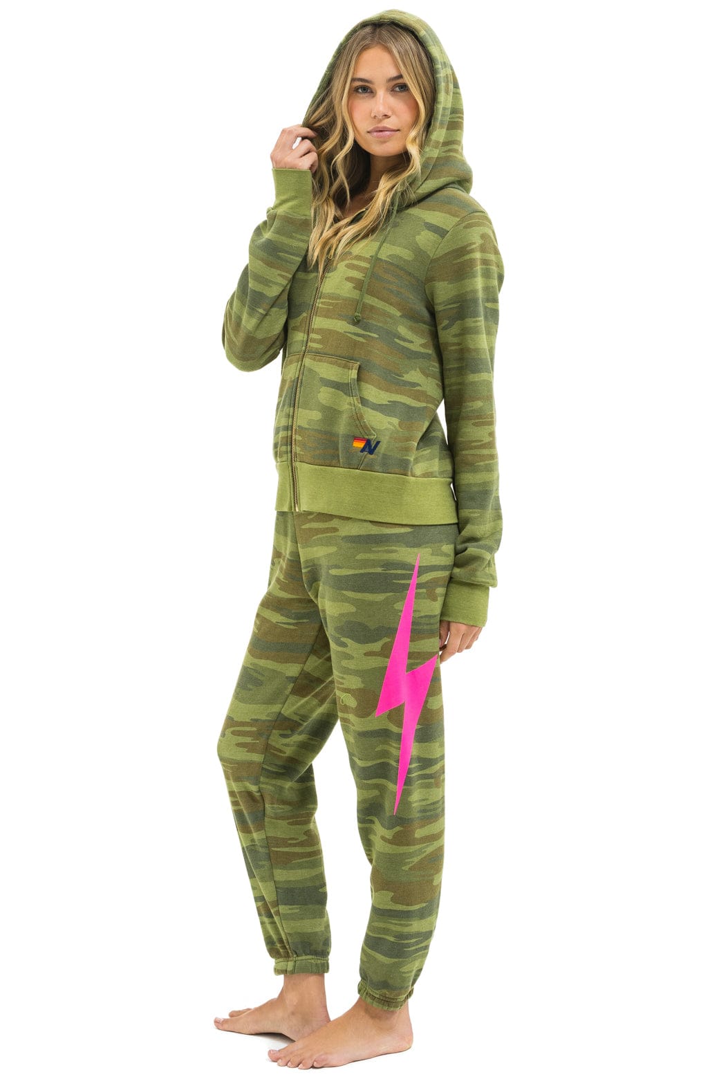 BOLT HOODIE - CAMO // NEON PINK - Image 7