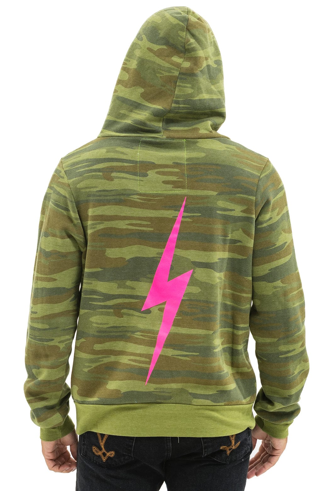 BOLT HOODIE - CAMO // NEON PINK - Image 2