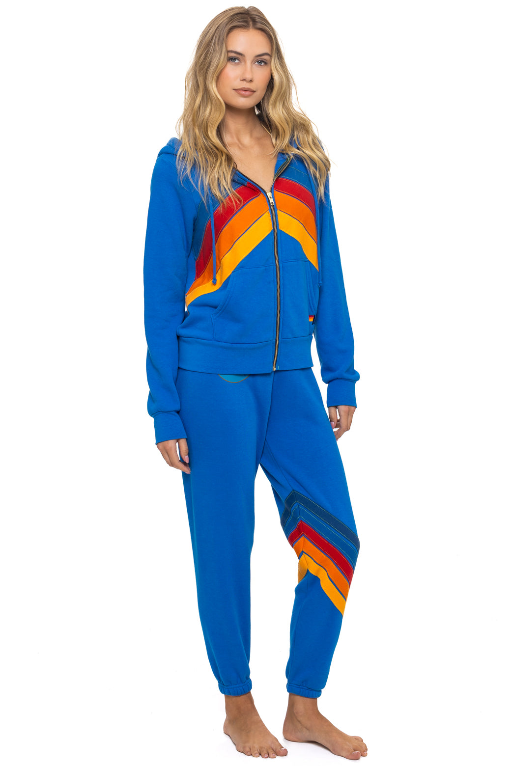 ALL SEASONS CIRCLE CHEVRON SWEATPANTS - ADVENTURE BLUE - Image 4