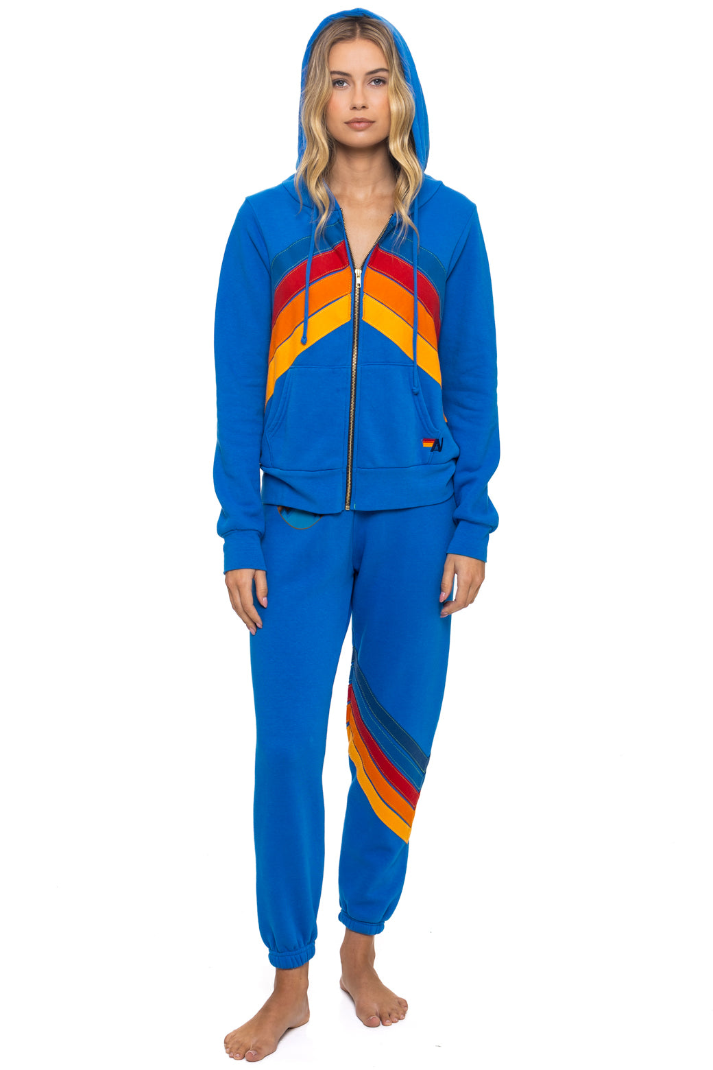 ALL SEASONS CIRCLE CHEVRON SWEATPANTS - ADVENTURE BLUE - Image 2