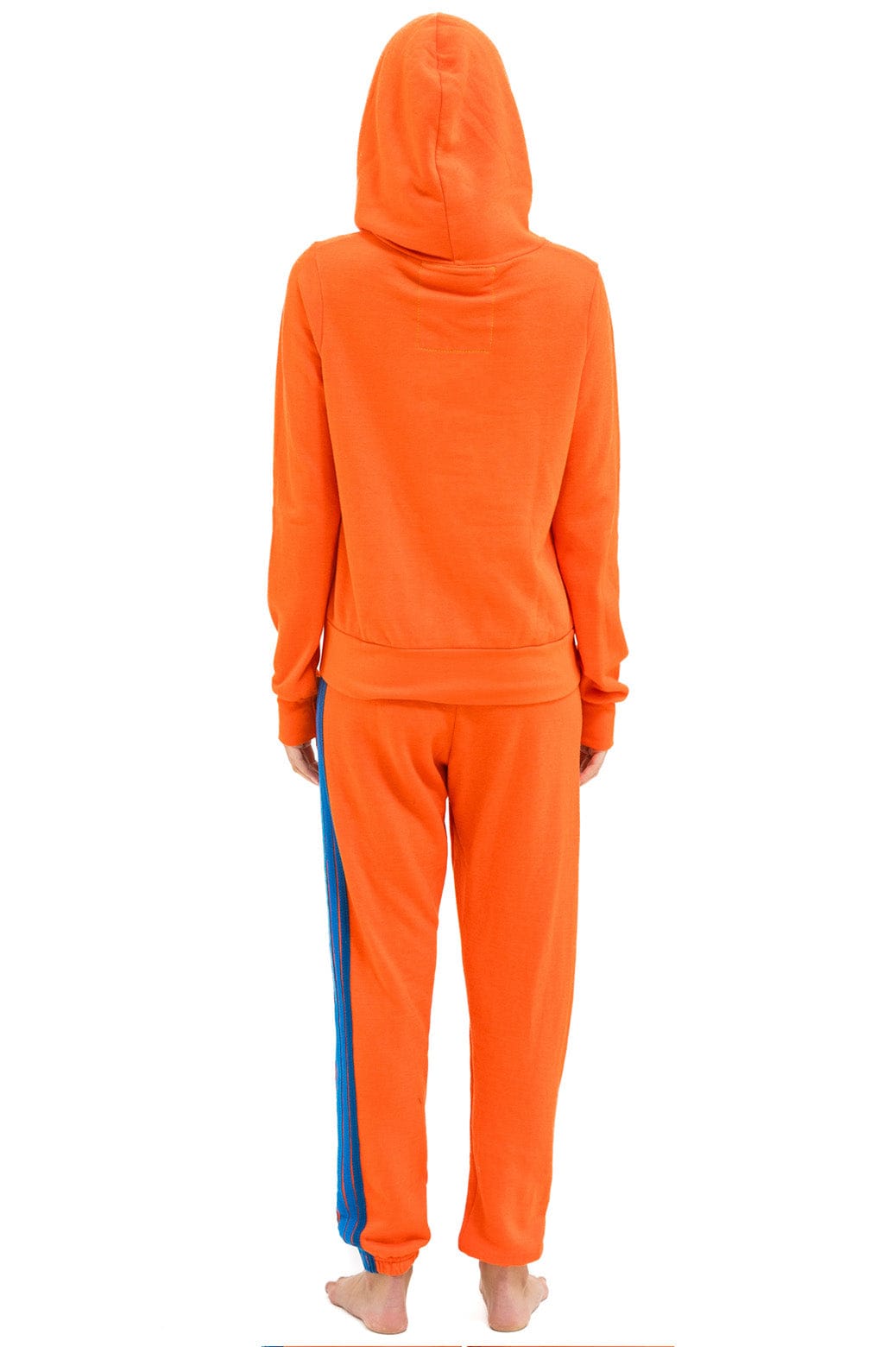 NY METS 5 STRIPE UNISEX SWEATPANTS - ORANGE // BLUE - Image 8