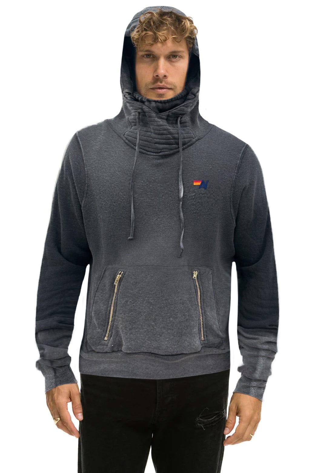 NINJA PULLOVER HOODIE - FADED SMOKE - Image 2