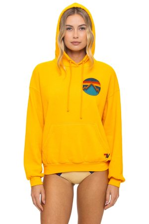 ALL SEASONS RELAXED PULLOVER HOODIE - GOLD