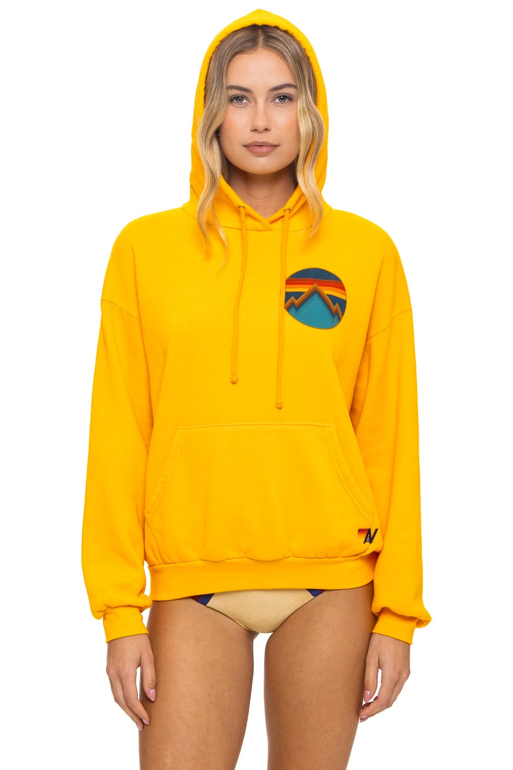 ALL SEASONS RELAXED PULLOVER HOODIE - GOLD