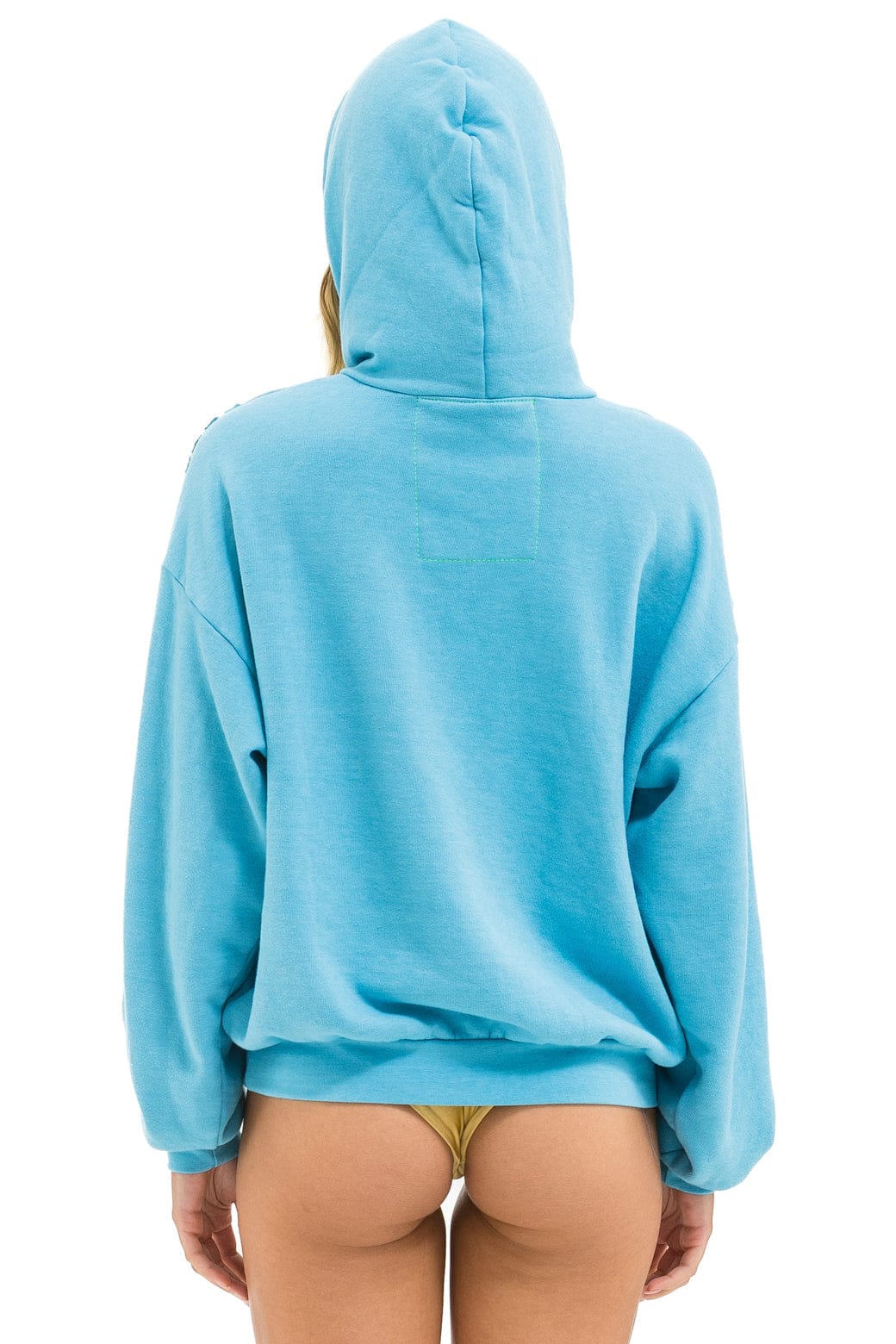 BLAZE PULLOVER HOODIE RELAXED - AQUA // AQUA - Image 8