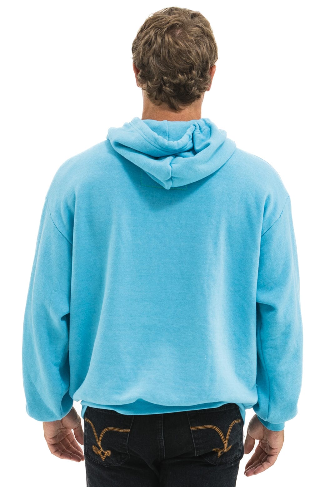 BLAZE PULLOVER HOODIE RELAXED - AQUA // AQUA - Image 7