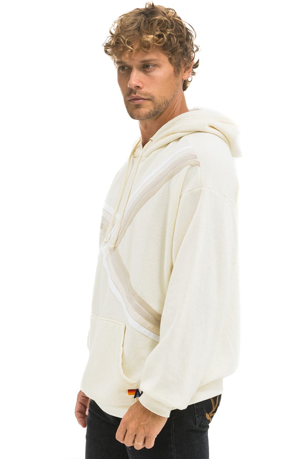 BLAZE PULLOVER HOODIE RELAXED - VINTAGE WHITE // VINTAGE WHITE - Image 4