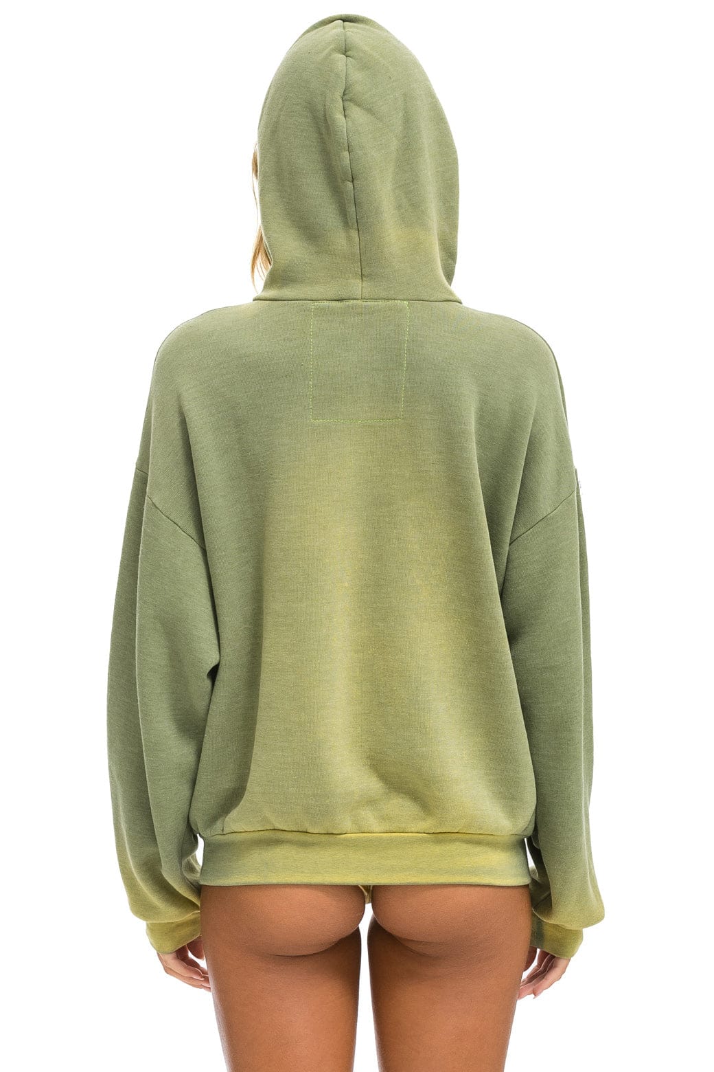 ESSENTIAL RELAXED PULLOVER HOODIE - FADED ARMY - Image 9