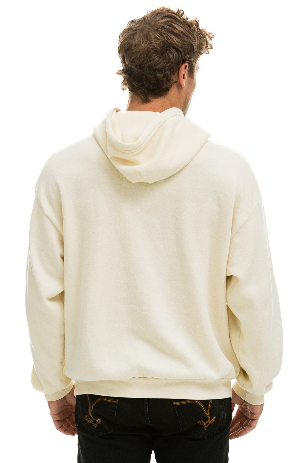SUNSET PATCH PULLOVER RELAXED HOODIE - VINTAGE WHITE - Image 7