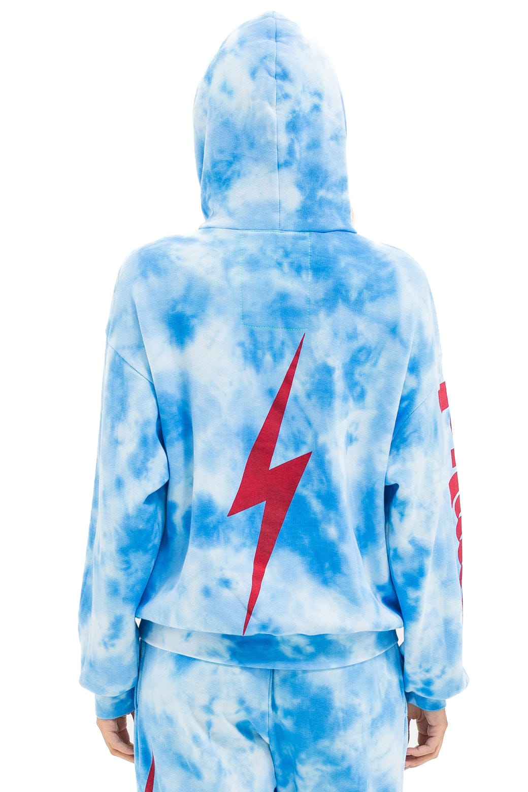 PHILLIES HAND DYED RELAXED PULLOVER HOODIE - TIE DYE BLUE - Image 2