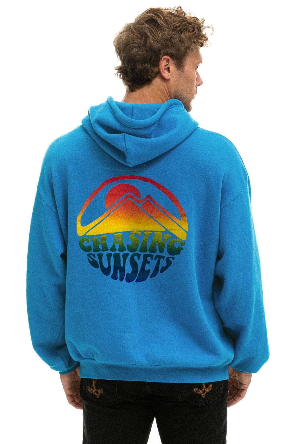 UNDER CANVAS RELAXED PULLOVER HOODIE - COBALT - Image 4
