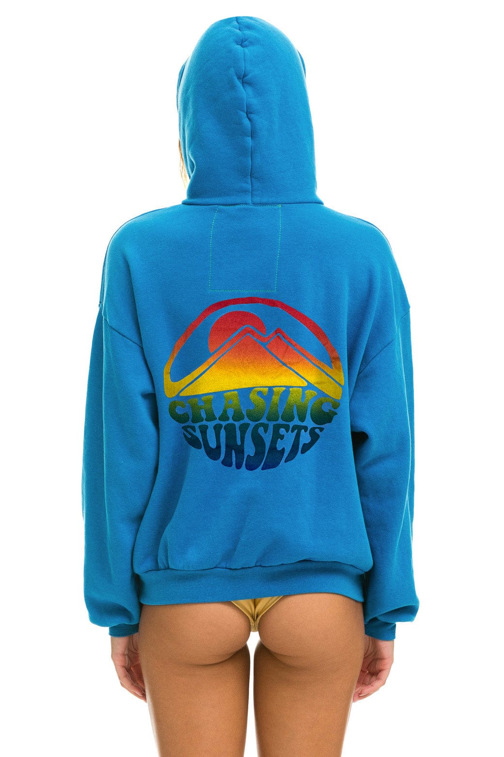 UNDER CANVAS RELAXED PULLOVER HOODIE - COBALT - Image 2
