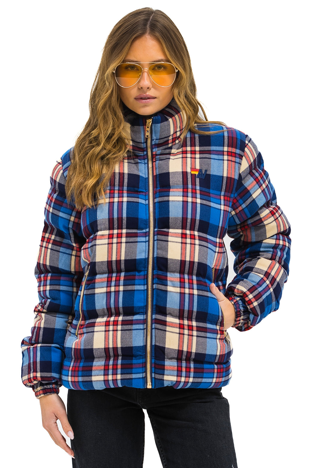 UNISEX PLAID TRAVELER JACKET - PATRIOT PLAID - Image 3