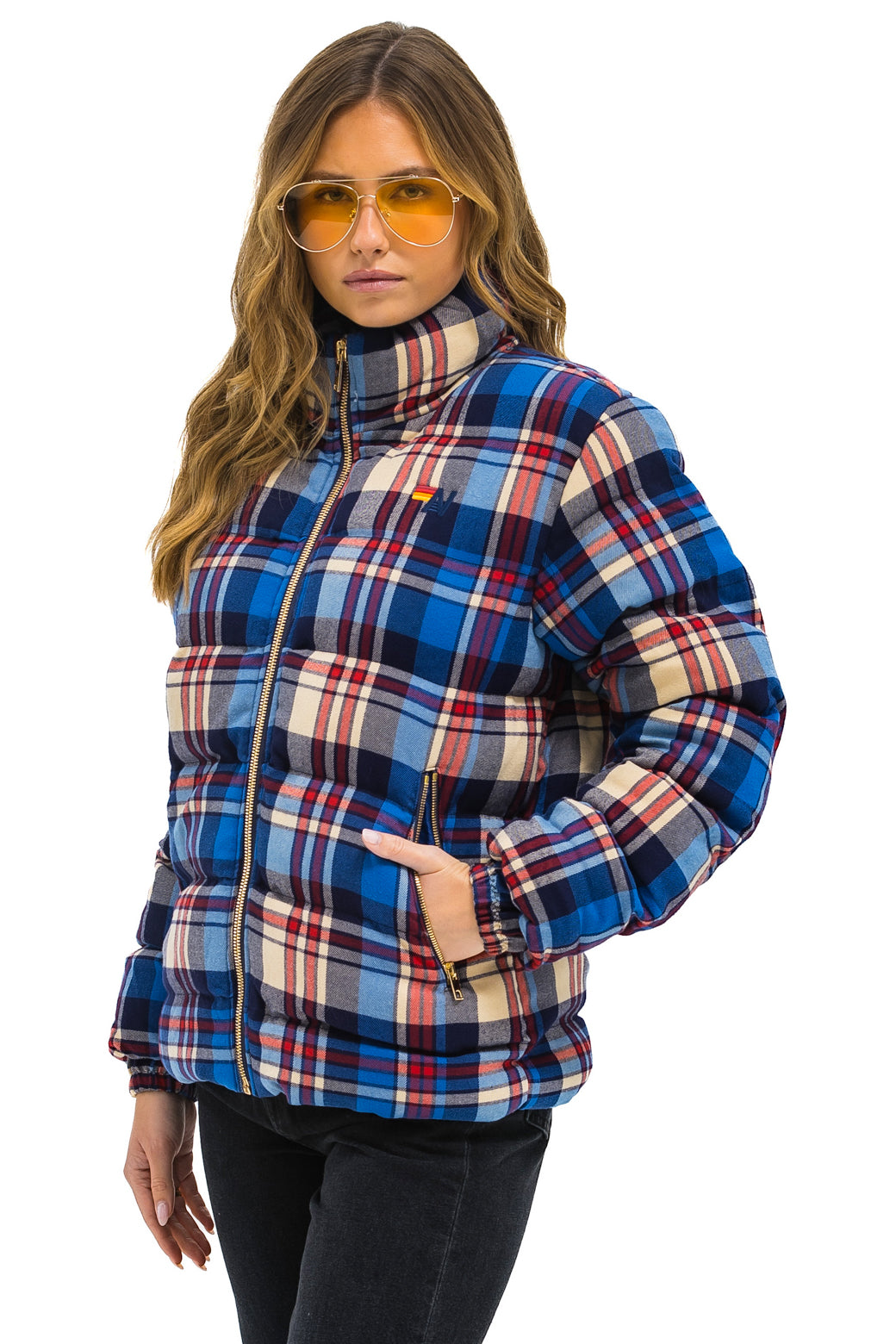 UNISEX PLAID TRAVELER JACKET - PATRIOT PLAID - Image 5
