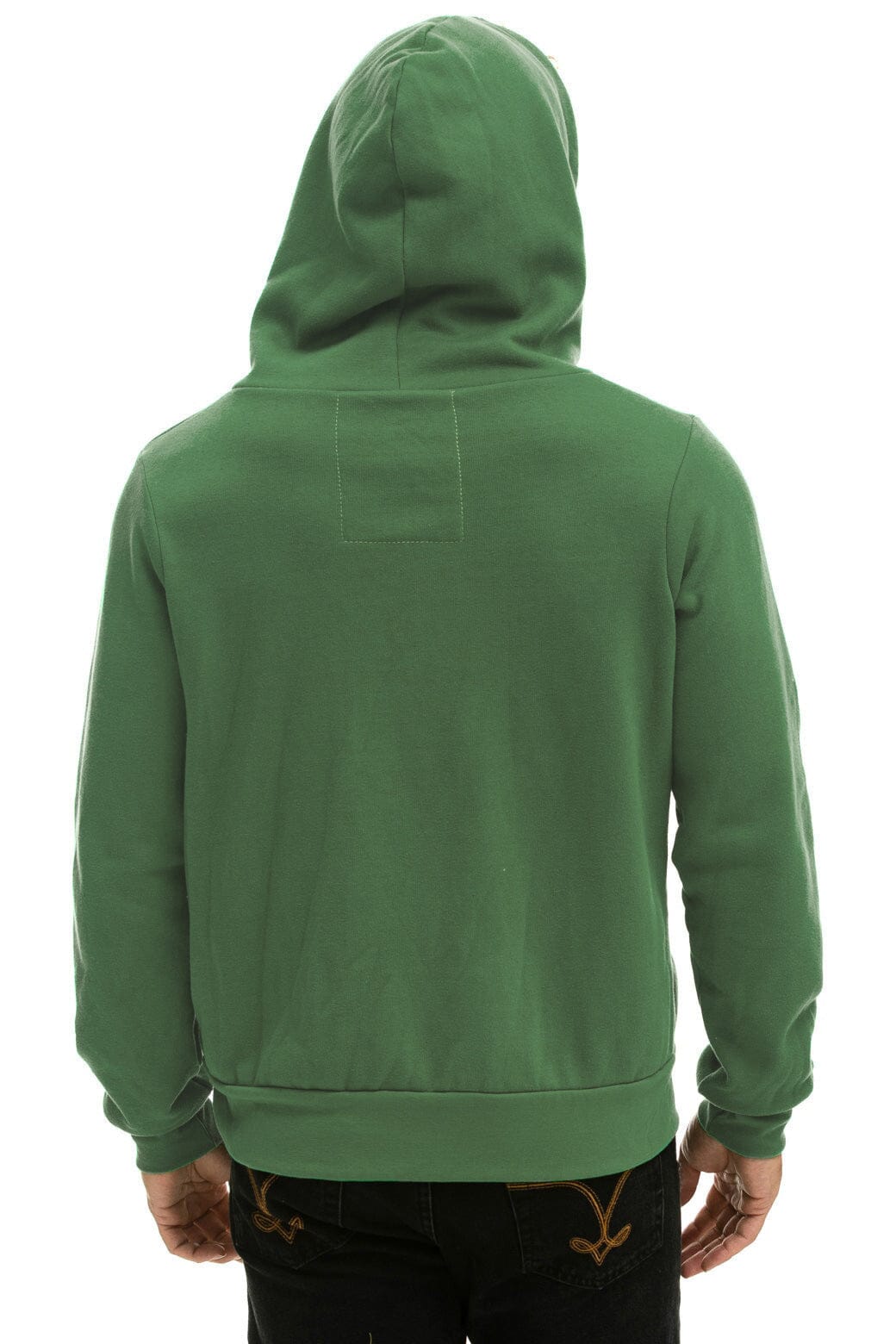 5 STRIPE HOODIE - PALM // RAINBOW WHITE - Image 4