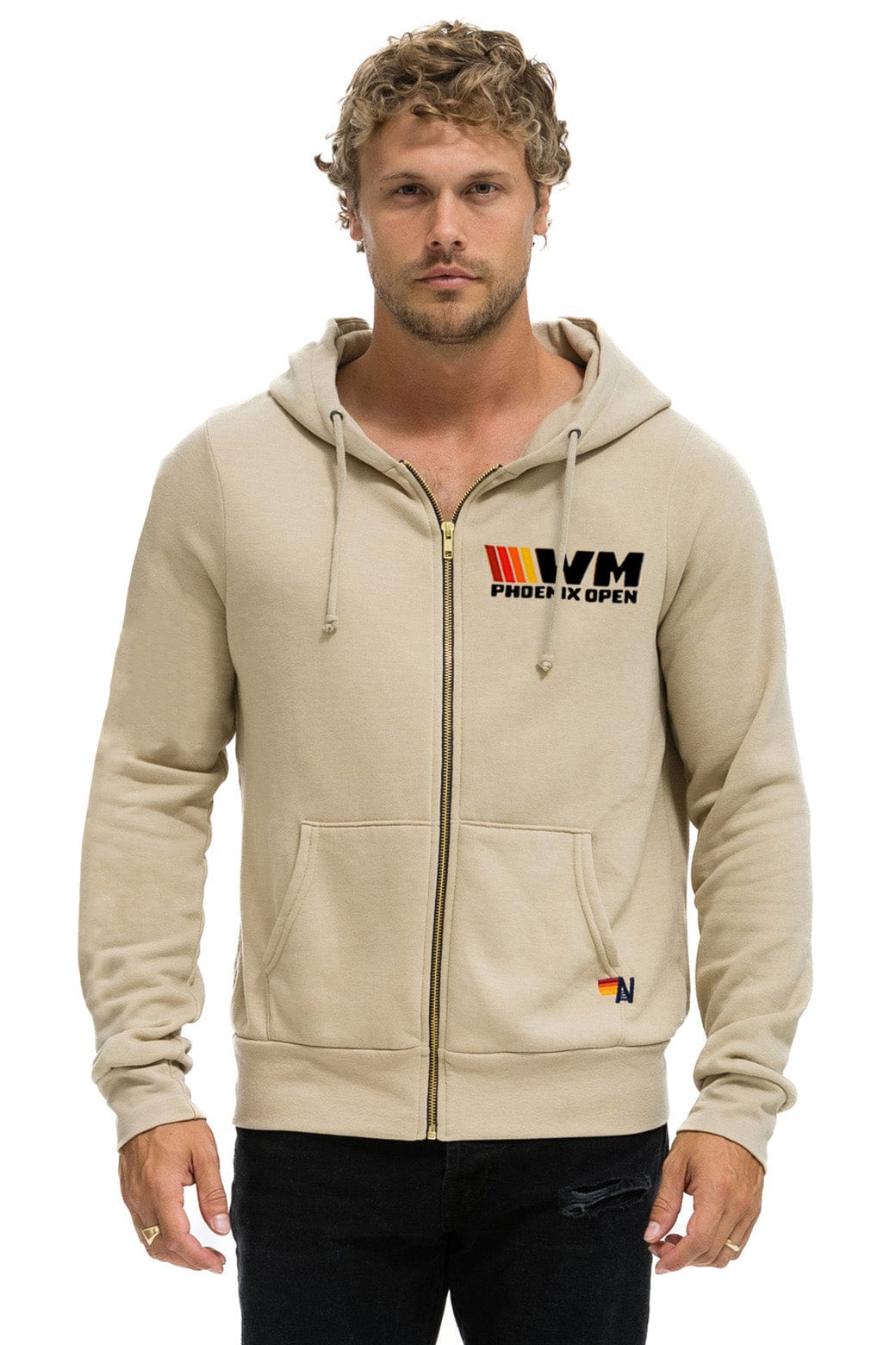 WM PHOENIX OPEN 2025 ZIP HOODIE - SAND - Image 3