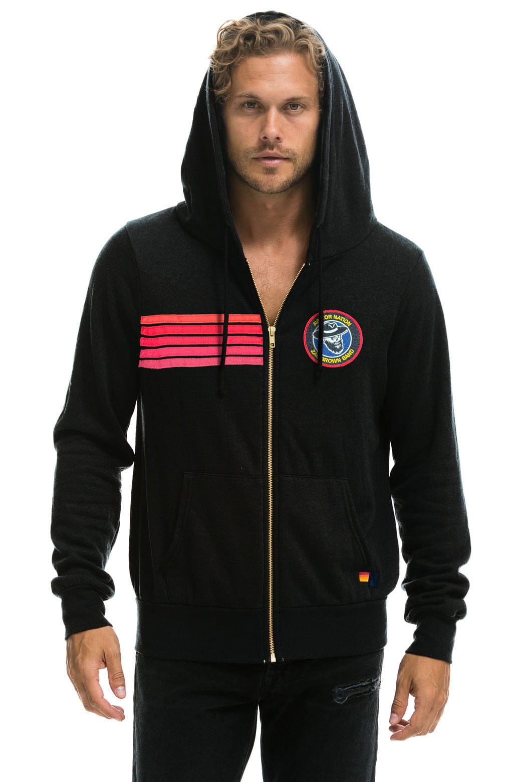 ZAC BROWN BAND 2025 ZIP HOODIE - BLACK - Image 2