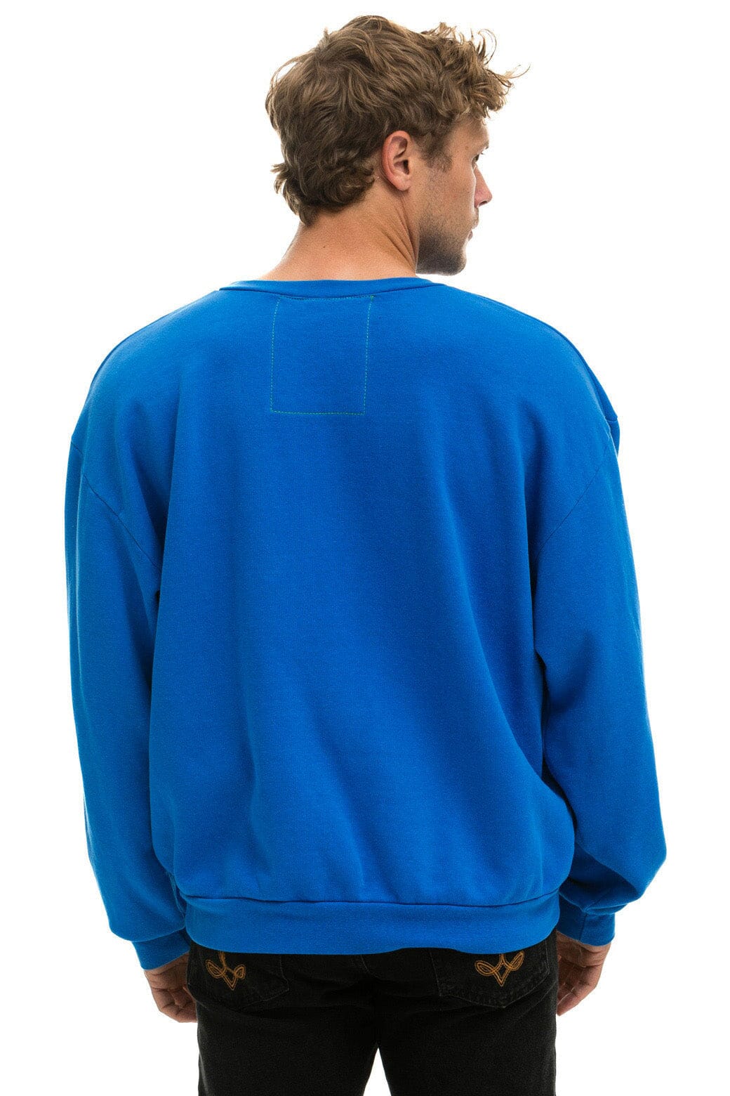 BOLT HEART RELAXED CREW SWEATSHIRT - ADVENTURE BLUE - Image 4