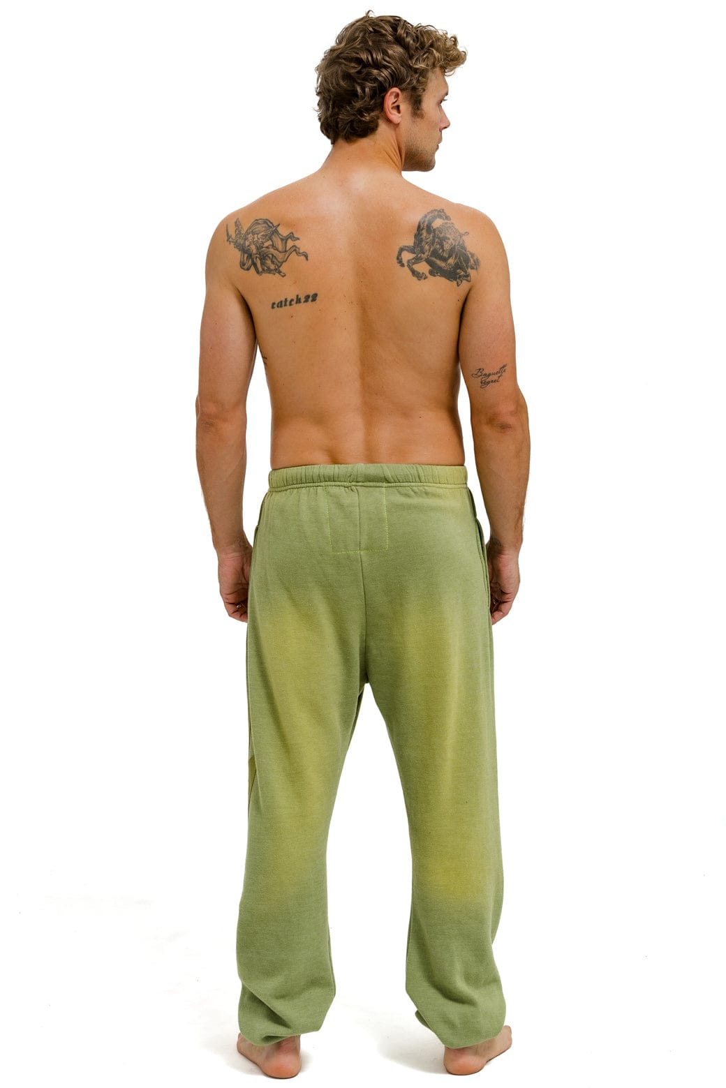 BOLT STITCH SWEATPANTS - FADED ARMY - Image 3