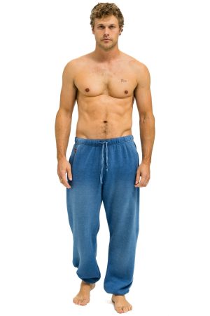 ESSENTIAL SWEATPANTS - FADED WATER