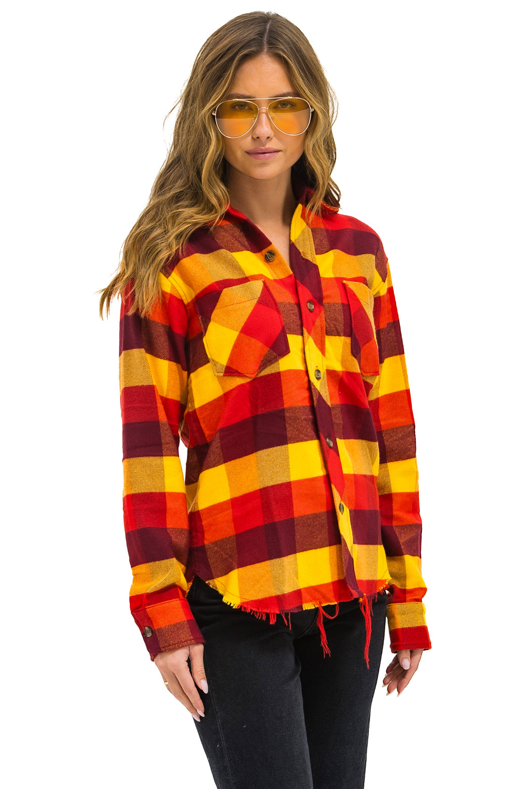 PLAID FLANNEL WESTERN SHIRT - SURFY PLAID - Image 3