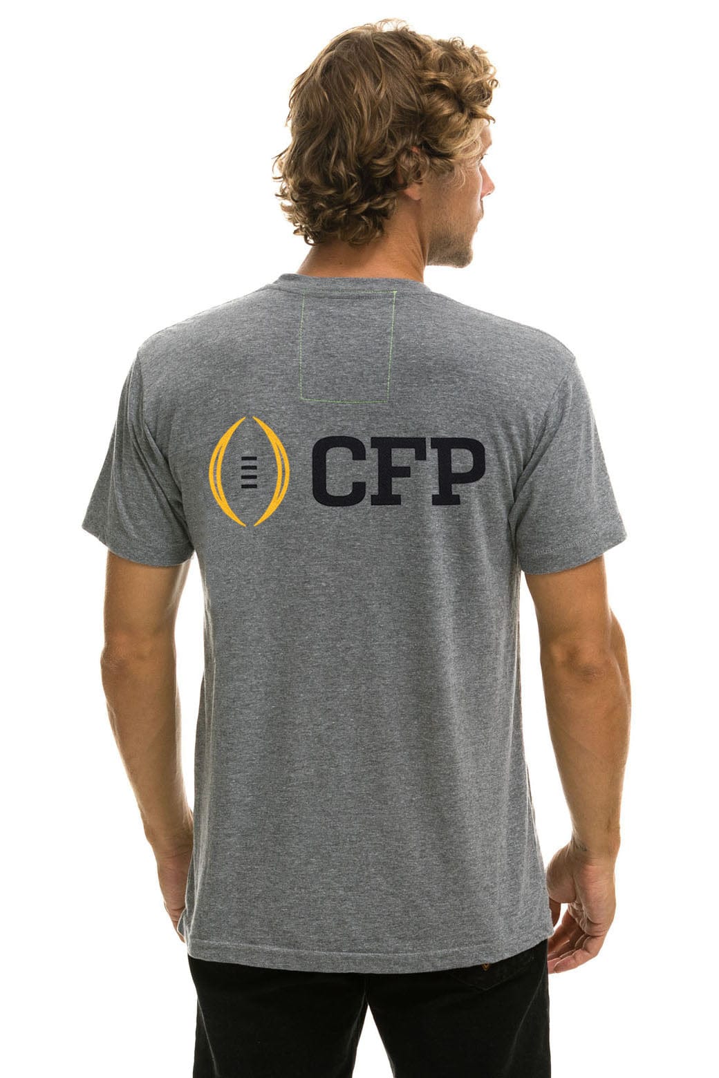 CFP NATIONAL CHAMPIONSHIP 2025 CREW TEE SHIRT - HEATHER GREY - Image 3