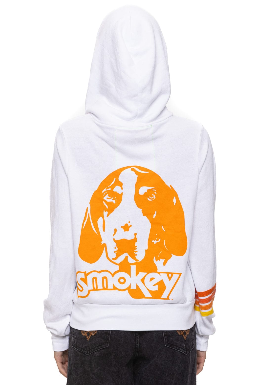 UNIVERSITY OF TENNESSEE SMOKEY ZIP HOODIE - WHITE - Image 5