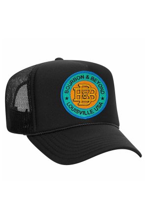 BOURBON AND BEYOND 2025 VINTAGE LOW RISE TRUCKER - BLACK