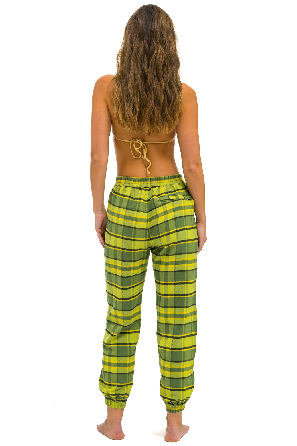 PLAID LODGE PANT - AVOCADO PLAID - Image 3
