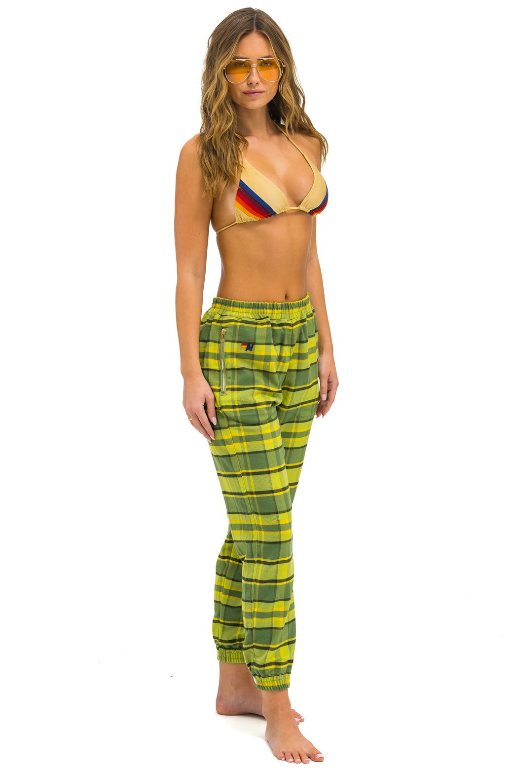 PLAID LODGE PANT - AVOCADO PLAID - Image 2
