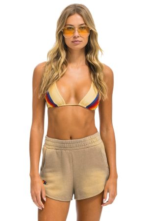 ESSENTIAL POCKET CLUB SHORTS - FADED TAN