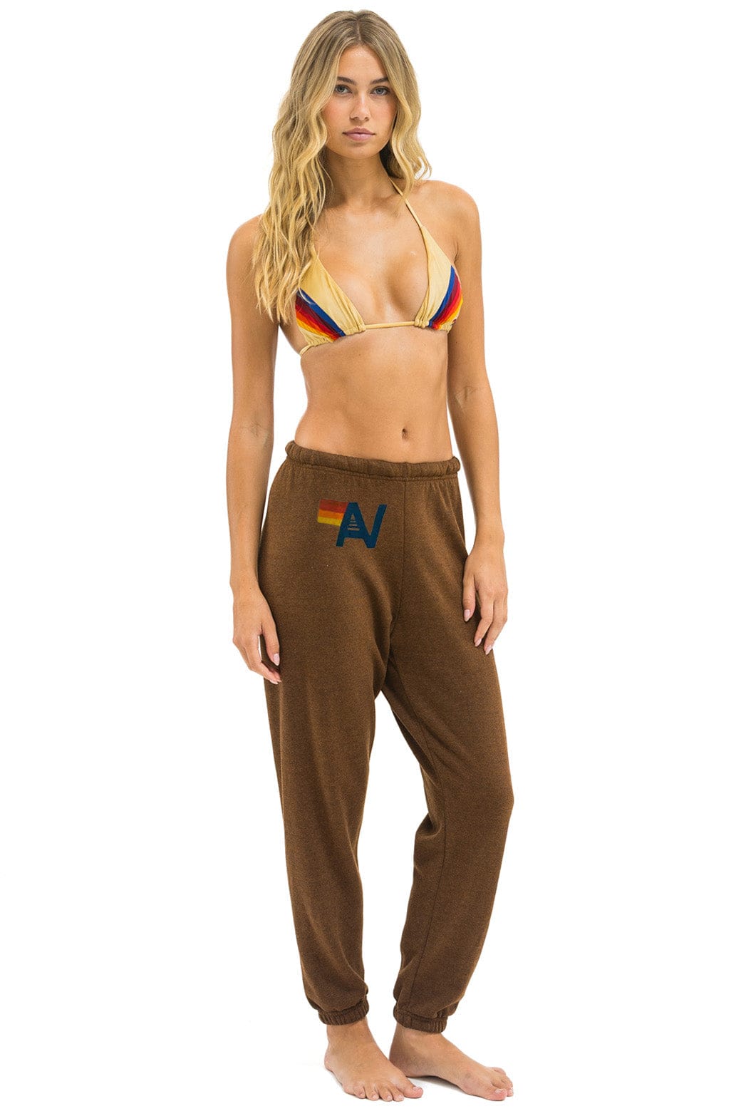 LOGO SWEATPANTS - CHOCOLATE - Image 2