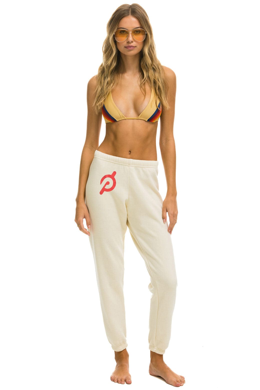 PELOTON 2024 5 STRIPE SWEATPANTS - VINTAGE WHITE - Image 2